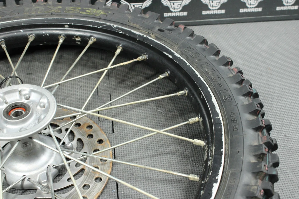 2006 HONDA 03-07 CR85RB OEM 19" ARO DE RODA DIANTEIRA BIGWHEEL 44650-GBF-861 - Imagem 3 de 4