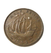 1952 Half Penny