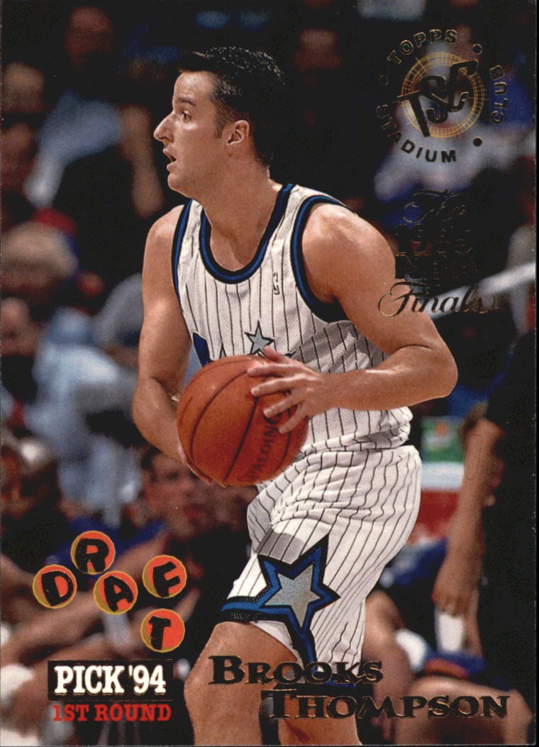 1994-95 Stadium Club Super Teams NBA Finals #345 Brooks Thompson - BSK