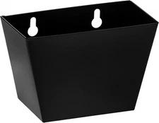 Black Wall Mounted Bottle Cap Catcher Stainless Steel Beer Bucket 5" 