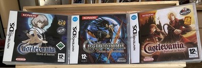 3er Set Castlevania Order of Ecclesia /Portrait of Ruin /Dawn of Sorrow DS