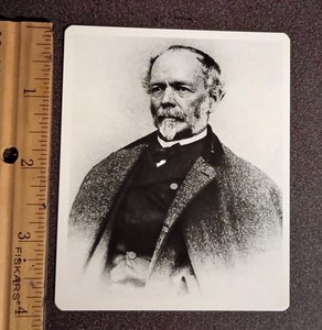 Civil War Joseph Eggleston Johnston Brigadier General Knowledge Glossy Vtg Card 