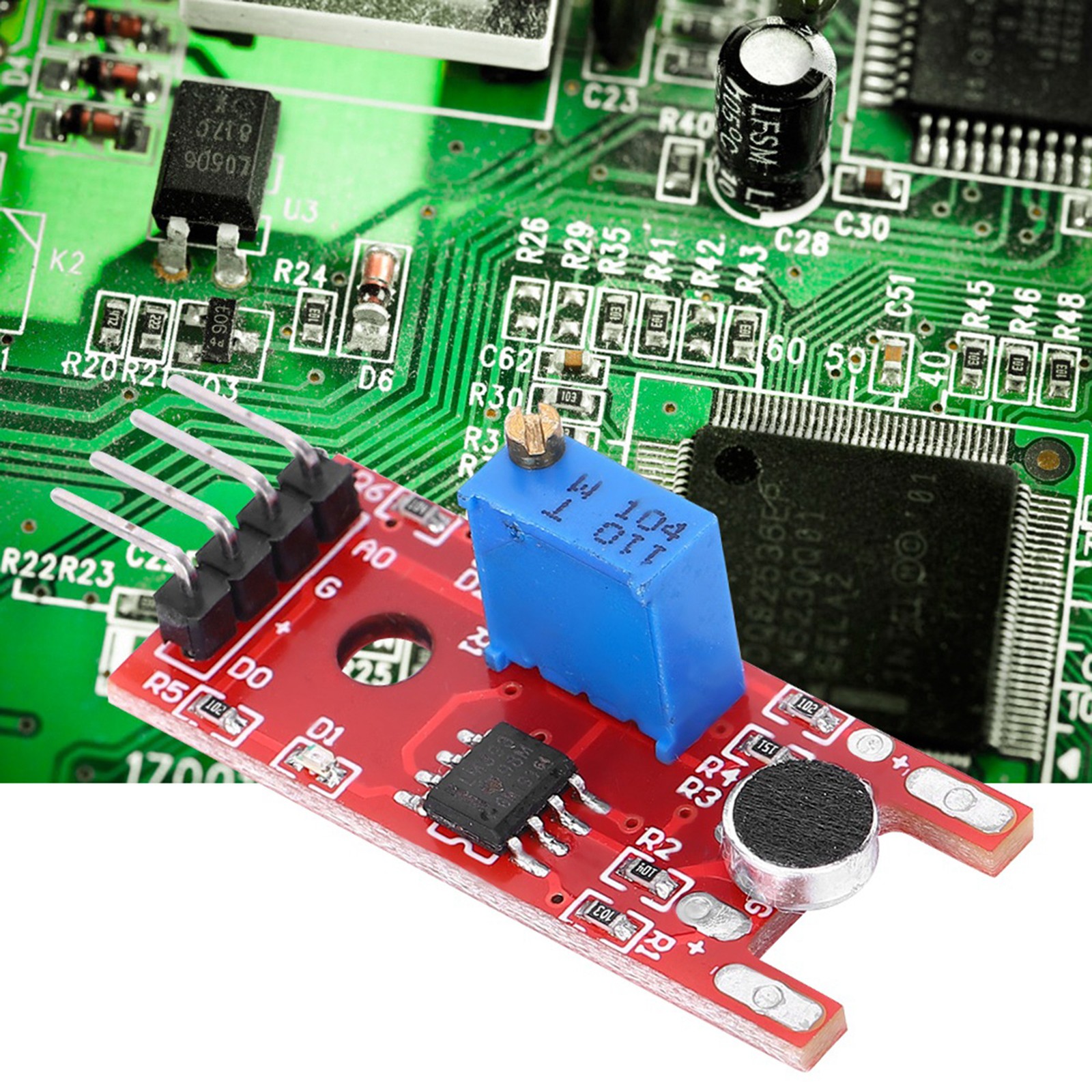 5Pcs Microphone Sound Sensor Module Small Amplifier For Robot Easy To Use