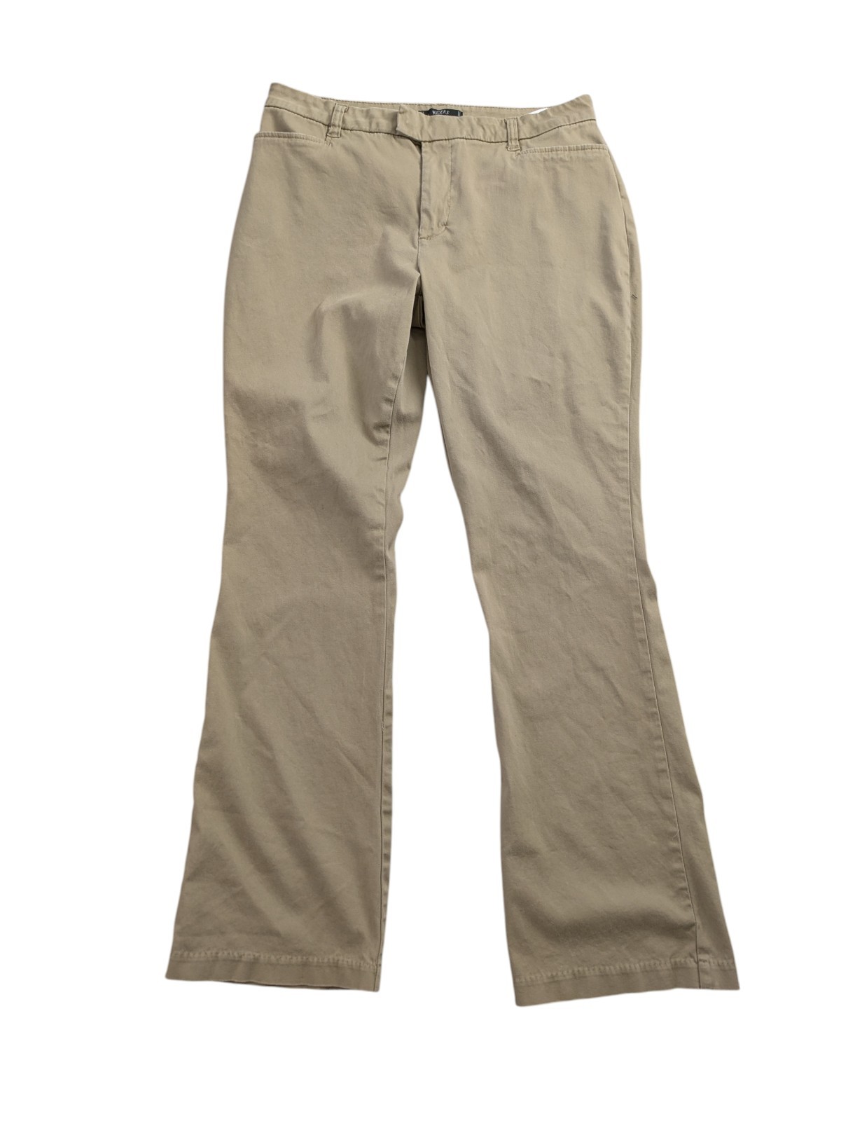 RIDERS BY LEE Women's Midrise Bootcut Khaki Pants Size 14L