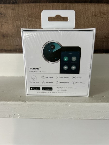 Alternate view of Ihere Smart Key Finder Selfie Remote Finder Work Google Apple Phones