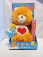Collectible Retro 2002 Care Bear Tender Heart Bear Original Box  Sealed Vhs Tag