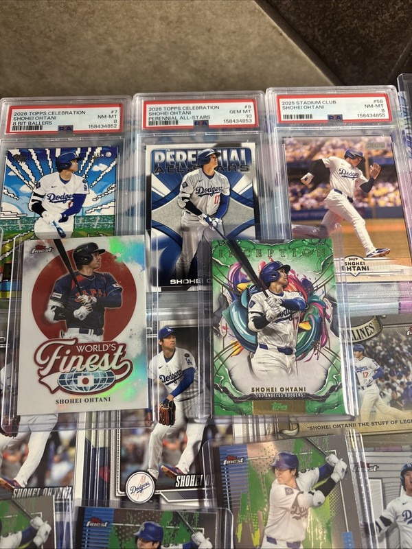 Lot Of 30x Shohei Ohtani Refractors, Psa 10’s, Inceptions, Finest, And More!