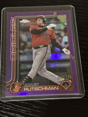 2025 Topps Chrome #271 Adley Rutschman Purple Logofractor /250