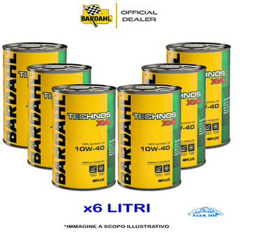 6 Liter Motoröl Auto Bardahl Technos XVS 10W40 Polar Plus Fullerene