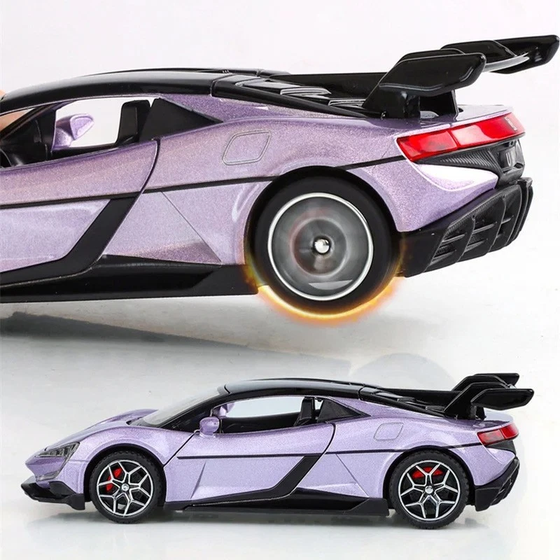 1/32 BYD Yangwang U9 Alloy Sports Car Model Diecasts Metal Sound Light Toys Gift - Image 4 of 4