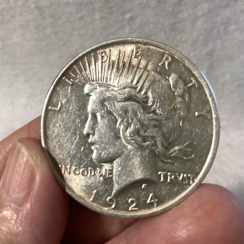 1924 Peace Silver Dollar VF  Uncertified Ungraded