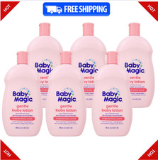 Baby Magic Gentle Baby Lotion Original Scent, Vitamins Aloe, 16.5 oz x6