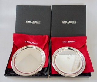 2 X ROBBE & BERKING FLASCHENTELLER CLASSIC FADEN BOTTLE COASTER 912 057.01.521