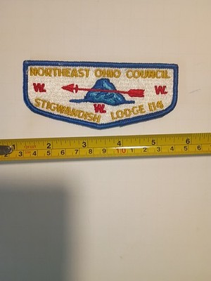 Stigwandish Lodge 114 OA Pocket Patch Order Of The Arrow Boy Scouts Of...