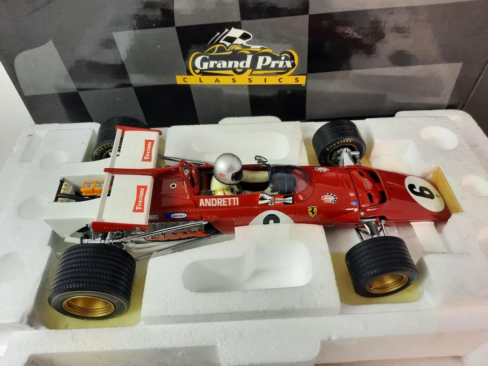 Exoto Ferrari 312 B #6 Mario Andretti winner South Africa GP 1971 1/18 97061 - Immagine 2 di 4