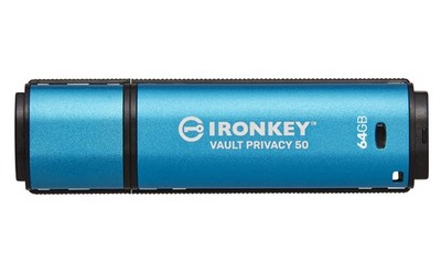 Kingston IronKey Vault Privacy 50 FIPS 197 Certified & XTS-AES 256-bit Encrypted