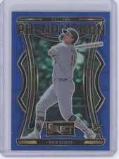 2025 Panini Select Phenomenon Nick Kurtz #20 Blue Prizm /49 RC