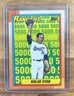 1990 Topps Nolan Ryan Texas Rangers #5 Baseball Card 5000 Strike Outs VTG MLB