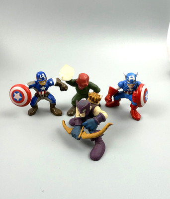 Super Hero Squad Captain America Lot of 4