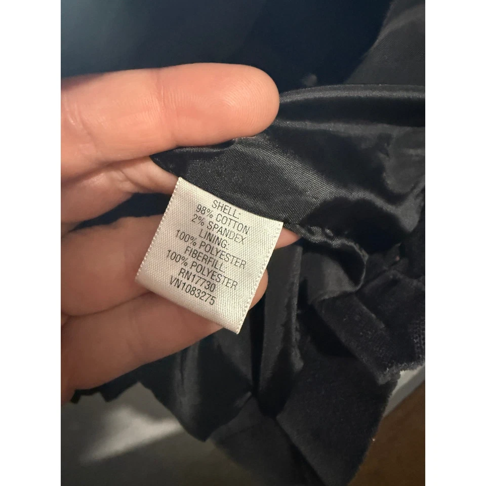 Xhilaration двойной грудью гороха пальто женщин средний y2k опрятный классический - Изображение 3 из 4