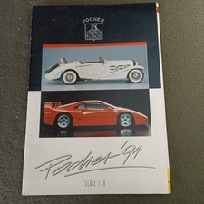 Catalogo Modellismo Pocher 1991 Automobili d'epoca
