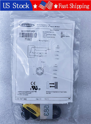 1PCS Brand New BANNER QS18VP6FF100Q8 Photoelectric Switch Sensor US Stock