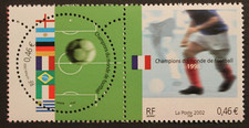 Timbre - FRANCE - Champions du Monde de football - 2002 - Neuf ** - YT3483 -3484