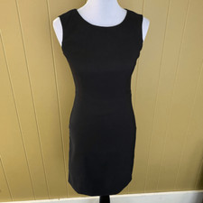 Worthington women 4 little black bodycon scoopneck sleeveless dress