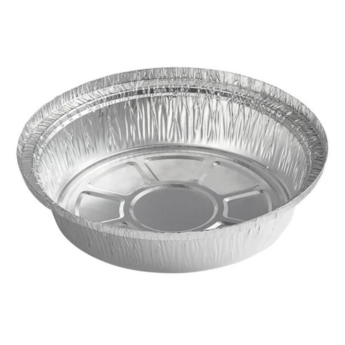 50 Pack Aluminum Round Foil Take-Out Pan Cake Pie Pastas Baking 7'' or 9'' - Picture 4 of 11