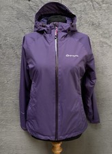 Sprayway Windbreaker Jacket Womens Uk 10 Small Purple Hooded Waterproof  Walking