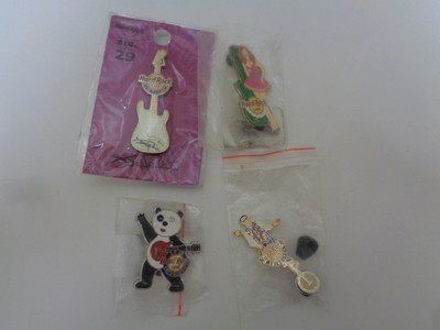 Hard Rock Cafe EDINBURGH SCOTLAND Pins Lot of 4