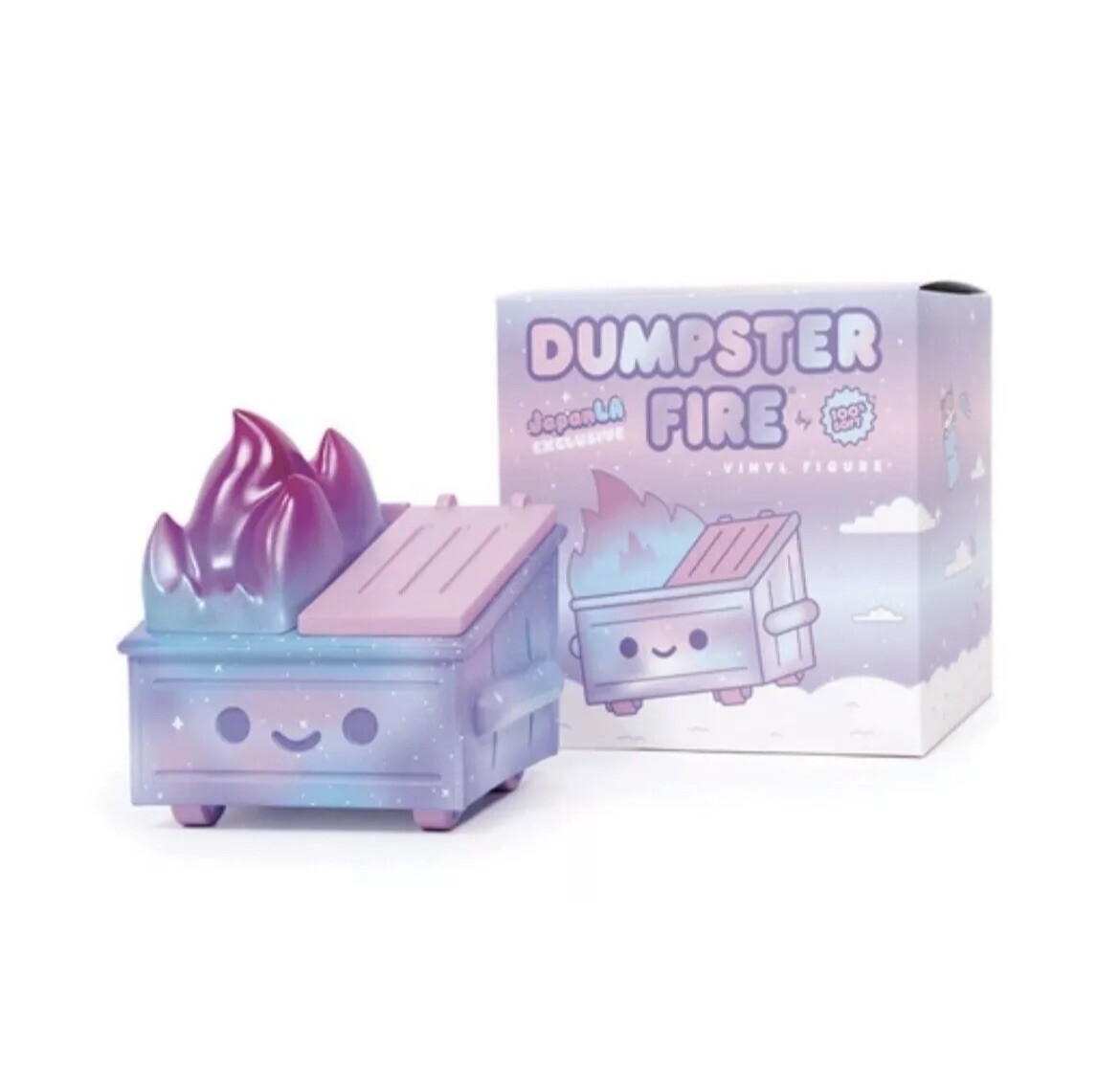 100% Soft ⭐️ Dumpster Fire 🔥 Kawaii Galaxy Trash ⭐️ Japan LA