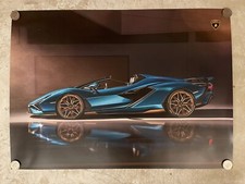 Lamborghini Sian FKP 37 Roadster Factory Issued Poster - RARE!! Awesome L@@K