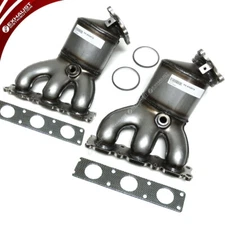 VOLVO S80 3.2L 2007-2010 Manifold Catalytic Converter 2 PIECES PAIR