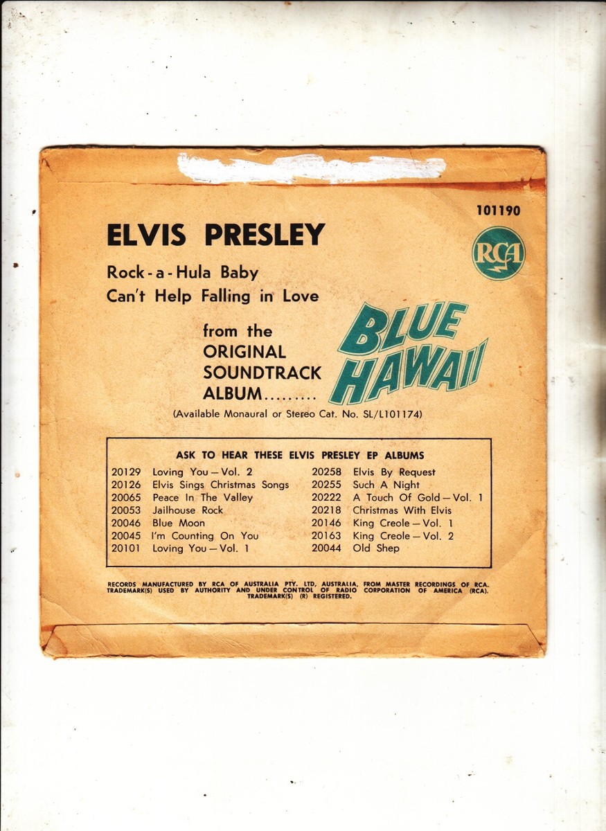 Rare-Blue Hawaii-1961-[Elvis Presley]-Soundtrack-2823-Australia-7