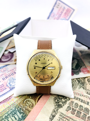 Montre Mécanique Homme RAKETA Vintage URSS Années 80 - Remontage Manuel, 21 Rubis, Boîtier 38mm