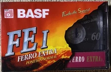 BASF FEI Ferro Extra Position Normal 60 Minutes Cassette Tape New