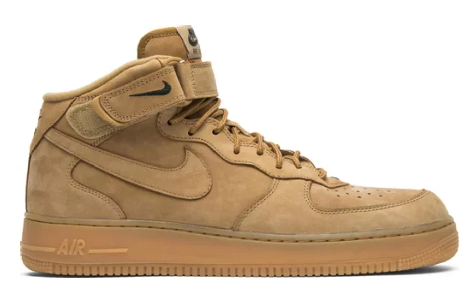 Nike air force 1 mid 07 prm qs flax discount
