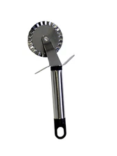 Stainless Steel Pastry Cutter Decorative Wavy Edge Pasta Ravioli Cutting Wheel