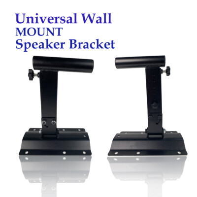 Pack PA KTV Speaker Stands Wall Mount Brackets Angle Tilt