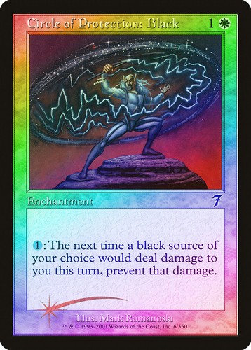 MTG MISPRINT ERROR JAPANESE FOIL 7TH EDITION CIRCLE OF PROTECTION