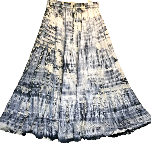 Neu mit Etikett SACRED THREADS Boho funky Hippie Batik Viskose Maxirock L kostenloser Versand