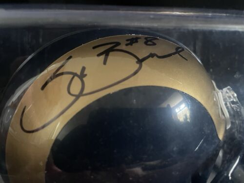 Sam Bradford signed St Louis Rams mini helmet auto autographed Heisman #1 pick