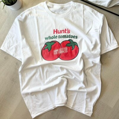 Hunt s tomatoes Retro Vintage graphic Tee Unisex Short Sleeve Shirt S-5XL
