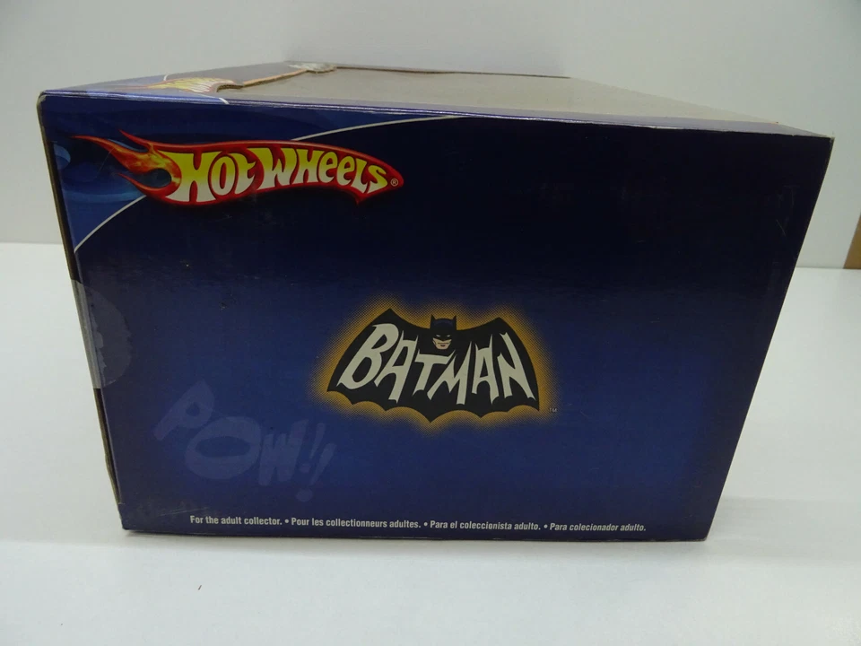 HOT WHEELS BATMAN 1966 TV SERIES BATCYCLE E SIDECAR 1:12-FR-I22 - Immagine 4 di 4