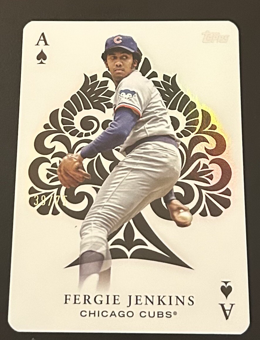 Fergie Jenkins 2023 Topps Update Series All Aces Gold Parallel /75 #AA-58 Cubs
