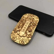 Ornament Exquisite Antique Pure Bronze Gold Medal Bafu Tour Order Decoration