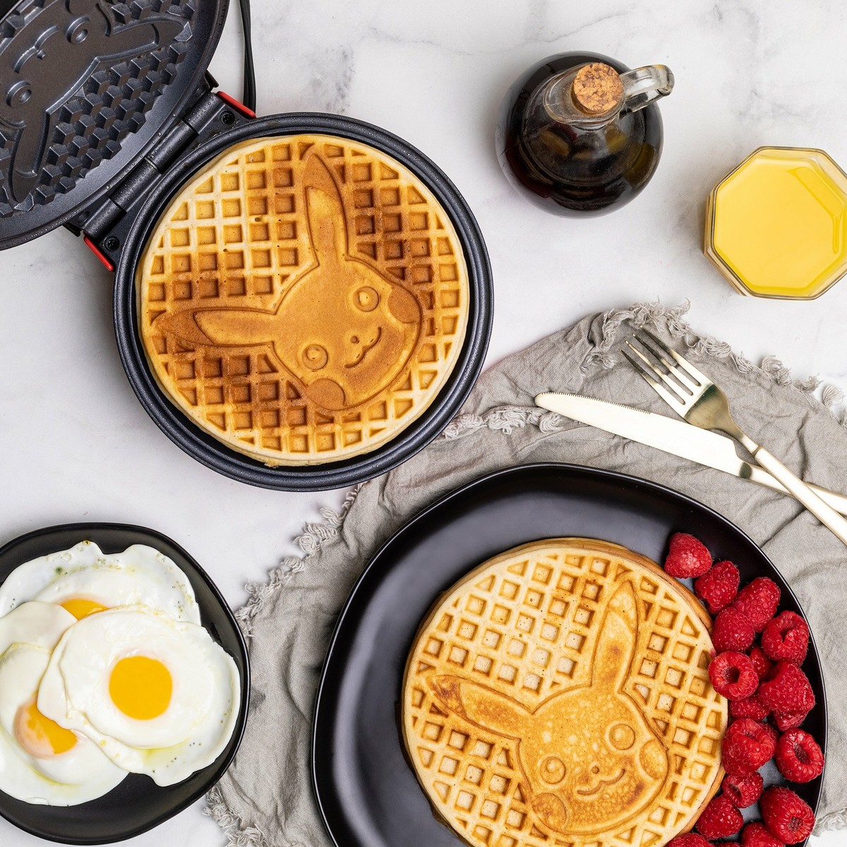 Uncanny Brands Pokemon Pikachu Waffle Maker | eBay