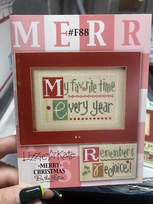Lizzie Kate Cross Stitch Chart Graph Favorite Time Of Year Remember & Rejoice