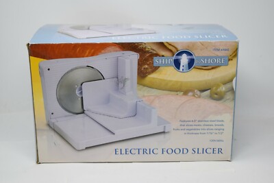 Electric Food Slicer Ship to Shore household Kitchen Easy dial thickness setting